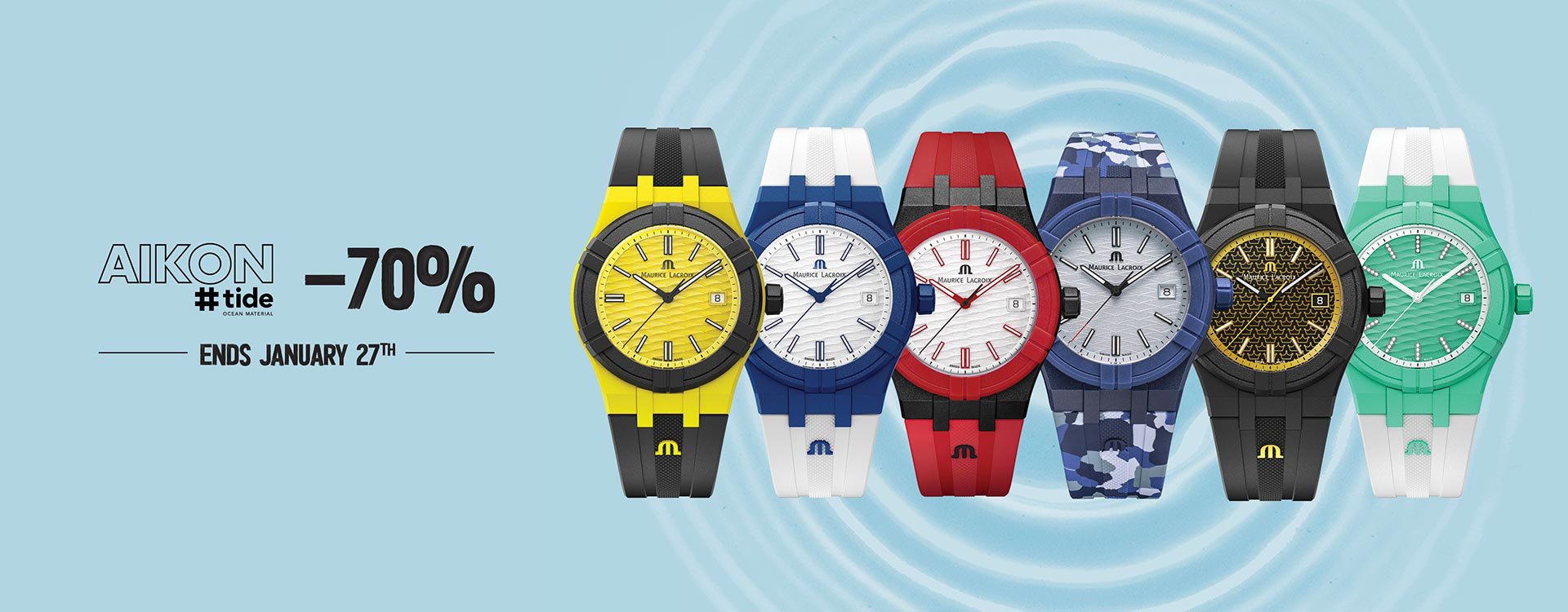 AIKON #tide Camo collection | Swiss Made | Maurice Lacroix