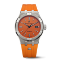 Stahl, orange, index schwarz,ltd 888 AIKON AUTOMATIC LIMITED SUMMER EDITION 42MM