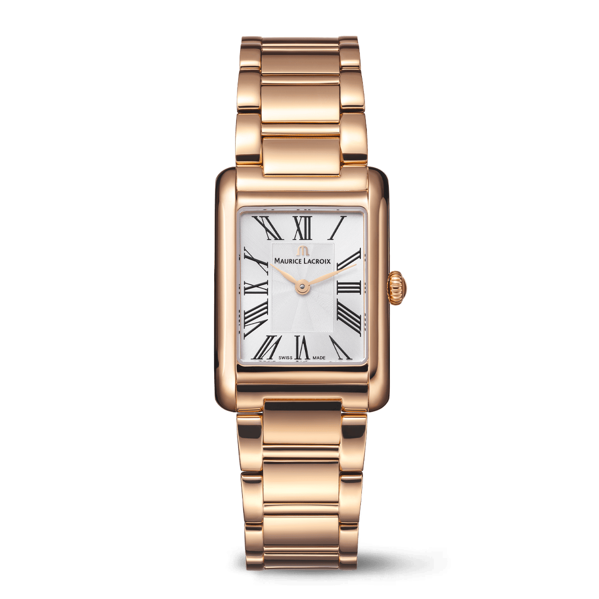 PVD 4N, silver, 12 ROMAN NUMBER black FIABA SQUARE