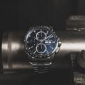 SS/ceramic black, Blue, rhod. ind. PONTOS S CHRONOGRAPH