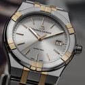 BICO SS/PVD 4N, SILVER, INDEX 4N AIKON QUARTZ DATE 40MM