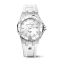 Steel, white, ind rhodied, 8 diamonds AIKON AUTOMATIC VENTURER 38MM