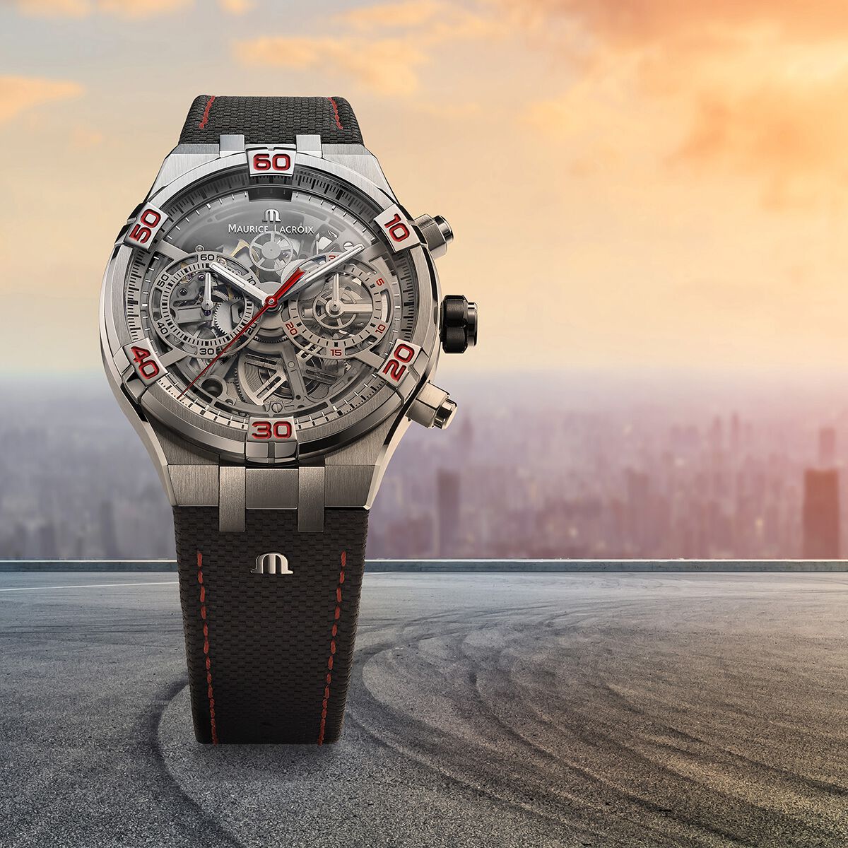 Aikon chronograph best sale skeleton