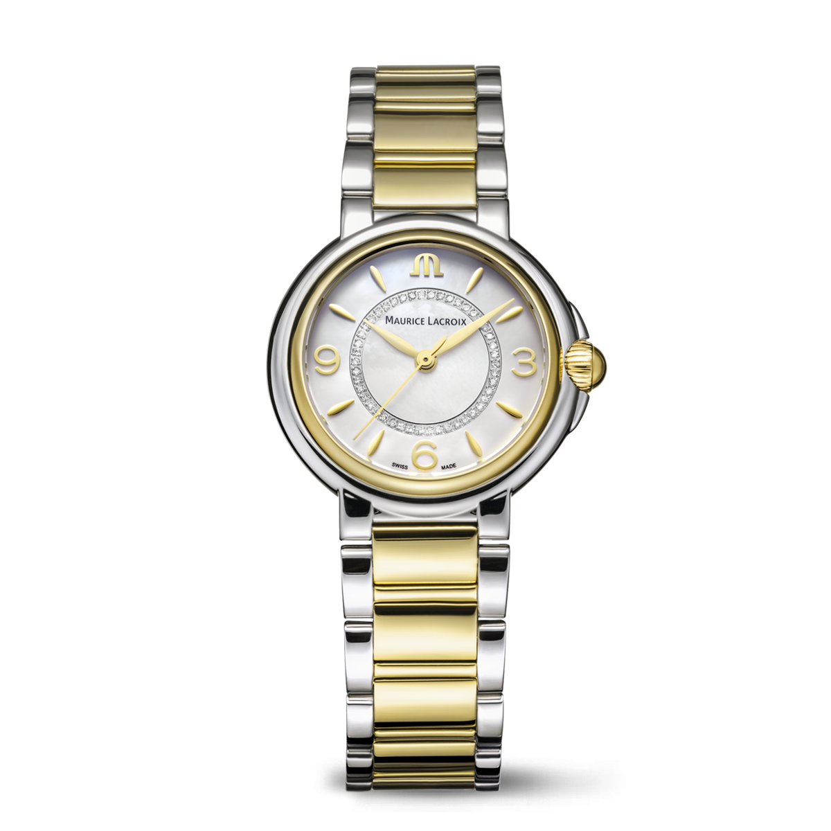 BICO SS/PVD 2N,white,DiaRing,Ind 2N FIABA 32MM DUOTONE