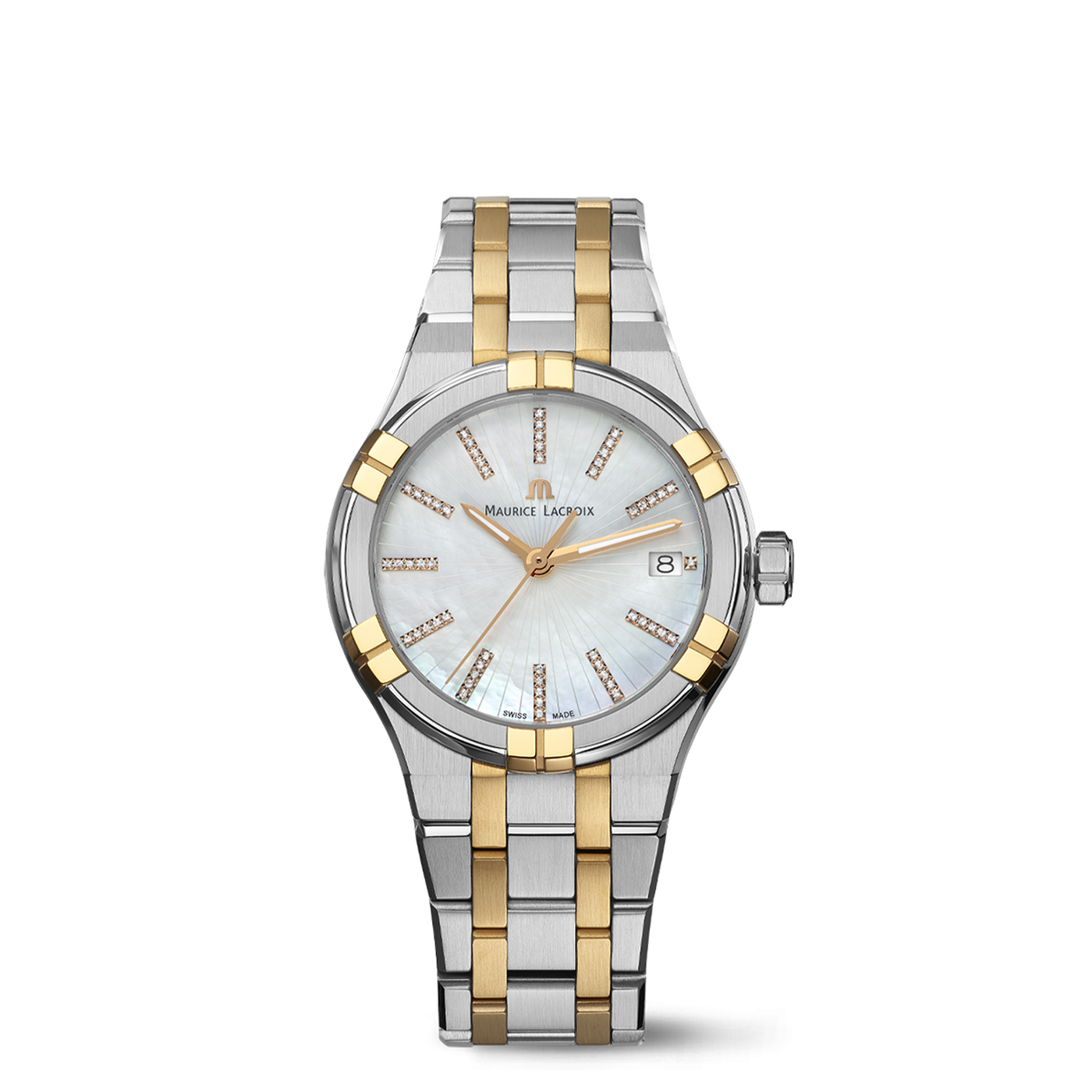 AIKON QUARTZ DATE 35MM AIKON collection International Maurice Lacroix