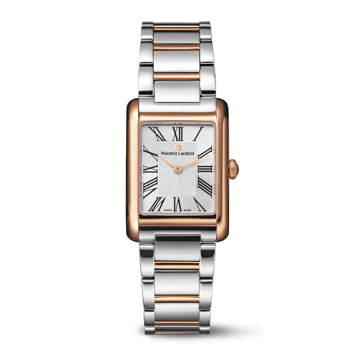 BICO SS/PVD4N,silver,12 ROM.NUMBER black FIABA SQUARE