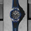 STEEL/ceramic Blue,Carbon black ind.RHO AIKONIC AUTOMATIC 43MM