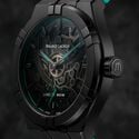 AIKON AUTOMATIC SKELETON 45MM LABEL NOIR