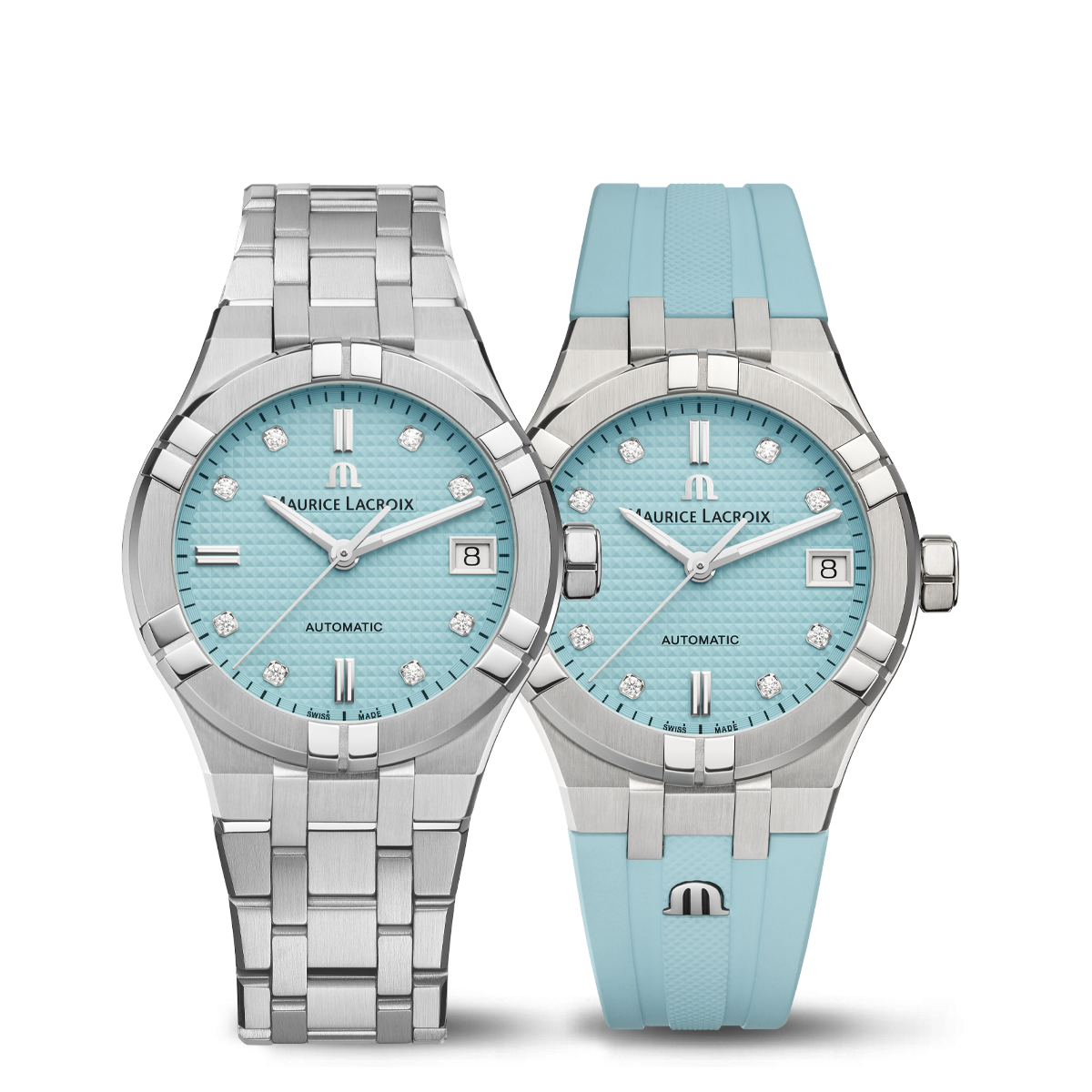 STEEL,BLUE,INDEX RHOD.,8 DIA, LTD AIKON AUTOMATIC LIMITED SUMMER EDITION 35MM
