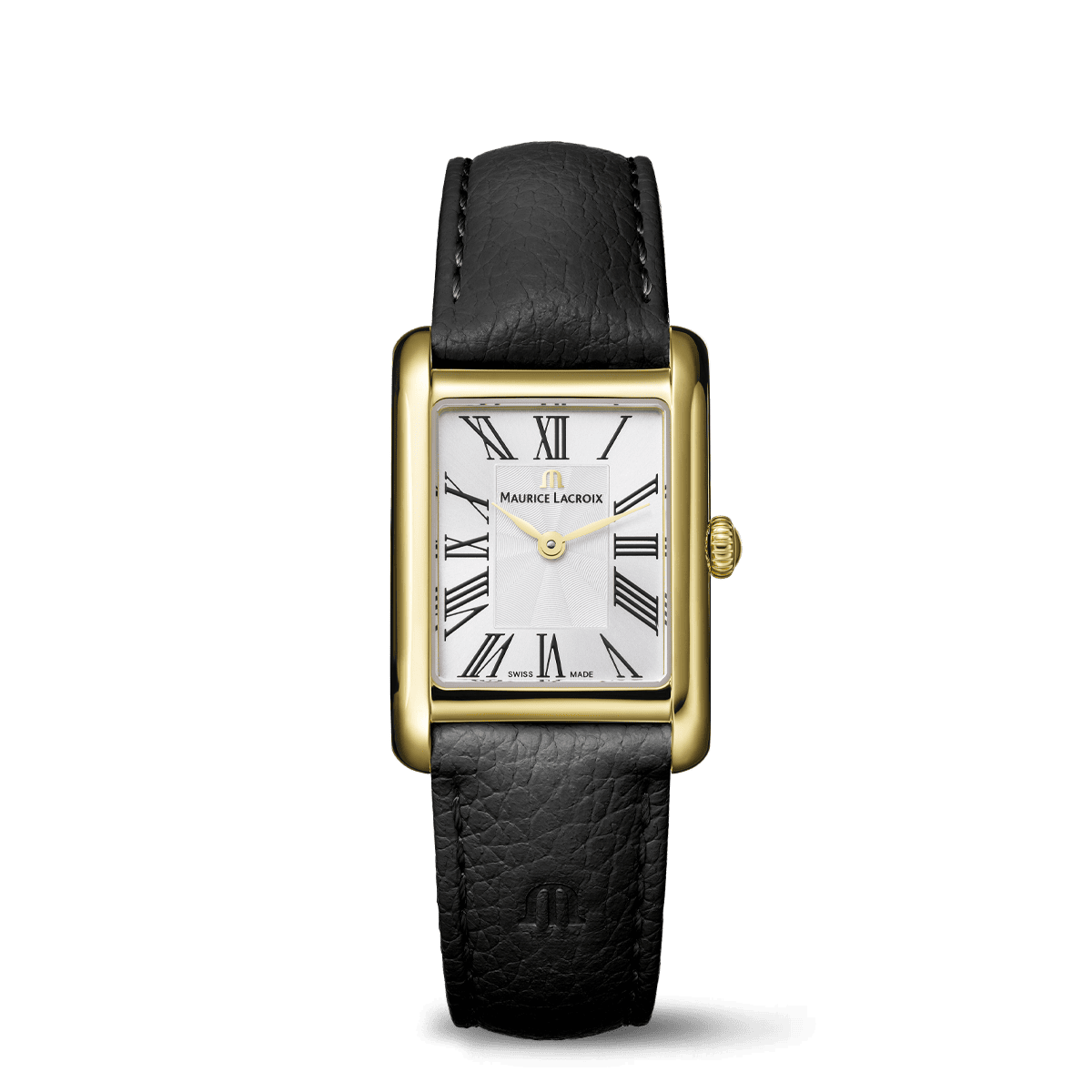 PVD 2N, silver, 12 ROMAN NUMBER black FIABA SQUARE