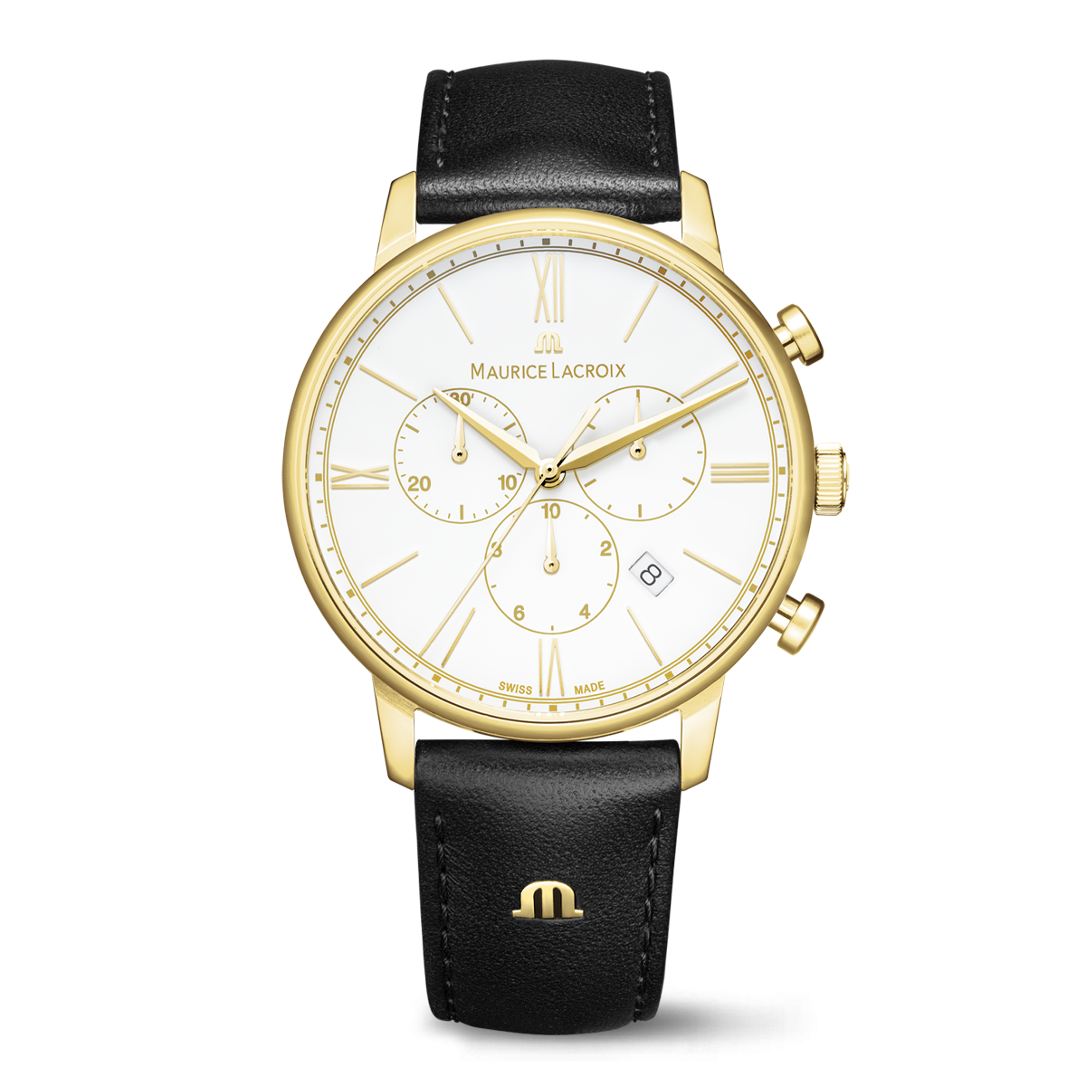 Pvd 2N, white, 12 ind. 2N ELIROS CHRONOGRAPH