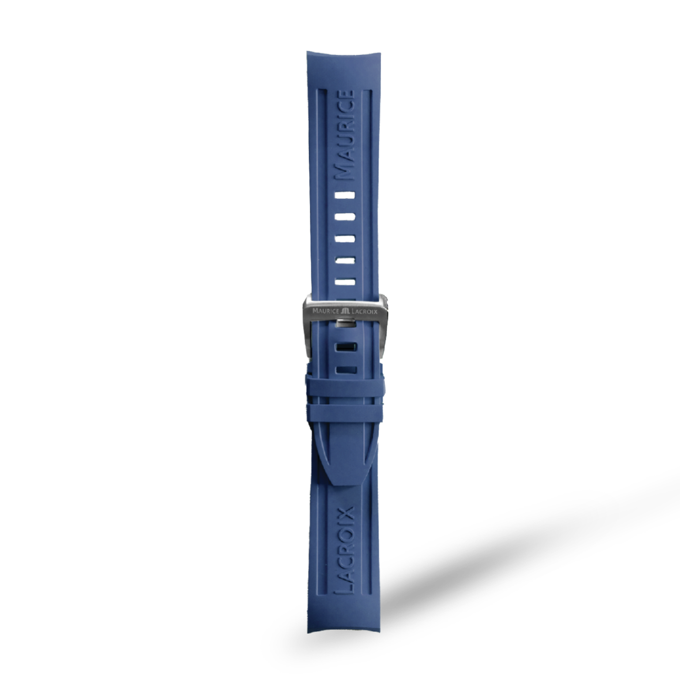 藍色橡膠錶帶