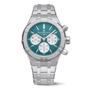 Steel, green/silver, 12 index rhod. AIKON AUTOMATIC CHRONOGRAPH