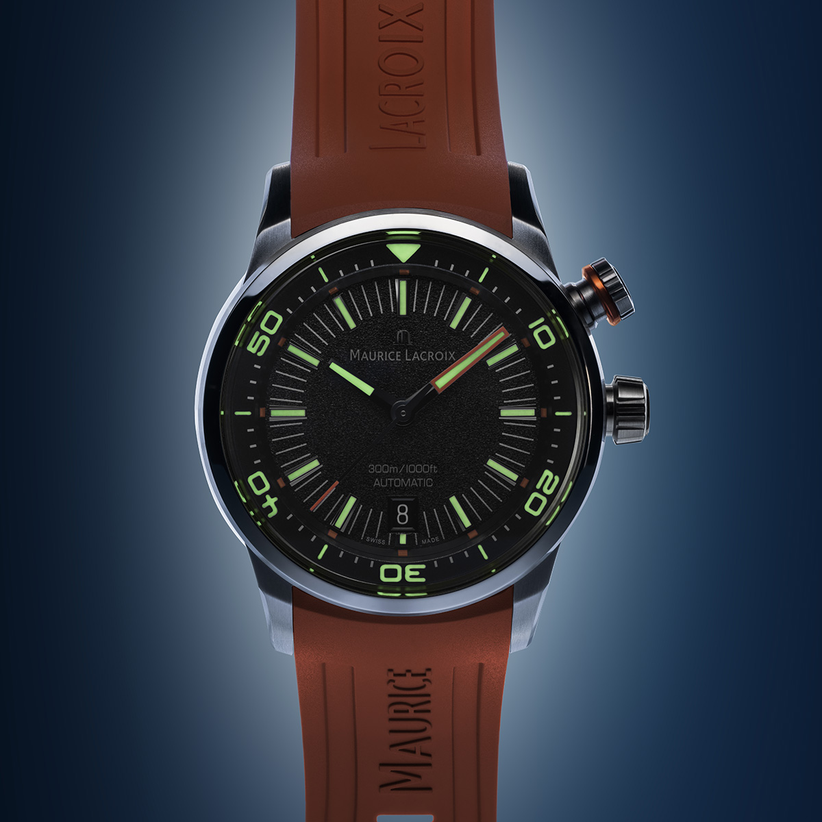 STEEL, RING 2H ORANGE, BLACK, RHOD. PONTOS S DIVER