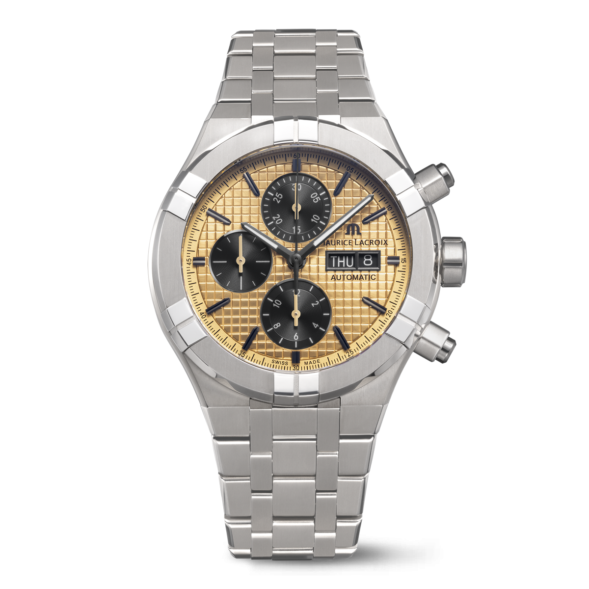 titane, 4N, index noir AIKON AUTOMATIC TITANIUM CHRONOGRAPH