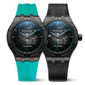 AIKON AUTOMATIC SKELETON 45MM LABEL NOIR