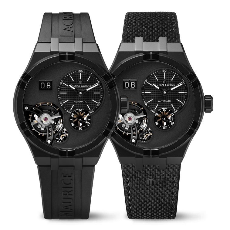 DLC noir, noir, index noir AIKON MASTER GRAND DATE BLACK