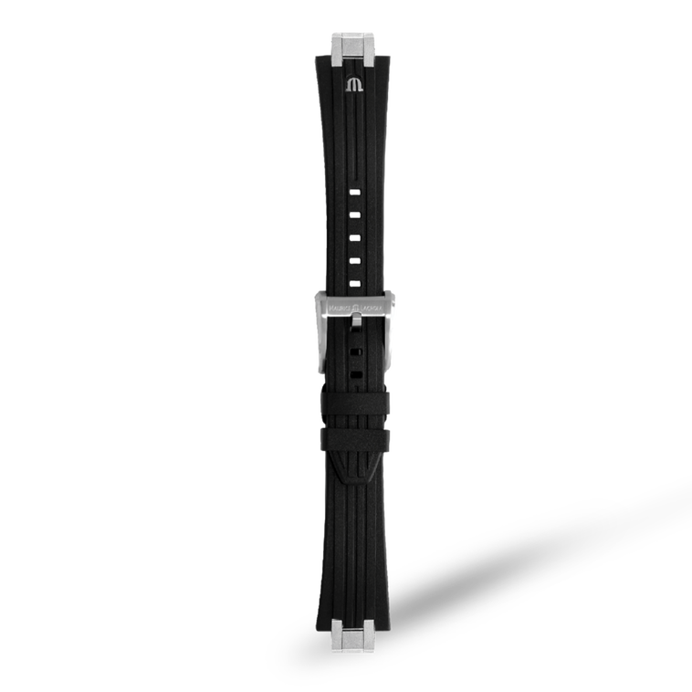 AI6038-KIT-Caout.-Bracelet noir 25/20 BRACELET EN CAOUTCHOUC NOIR