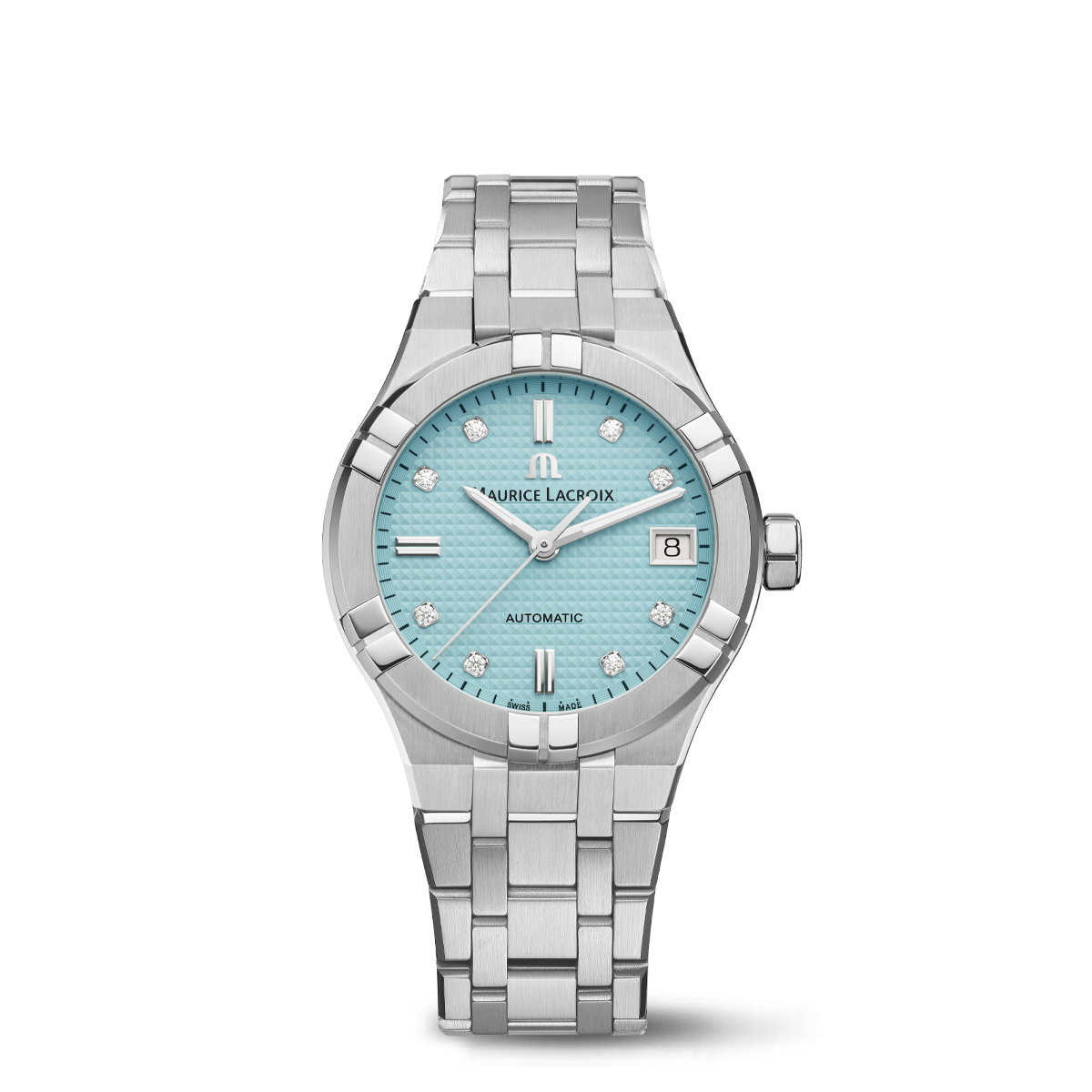 STEEL,BLUE,INDEX RHOD.,8 DIA, LTD AIKON AUTOMATIC LIMITED SUMMER EDITION 35MM