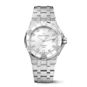 Steel, white, ind rhodied, 8 diamonds AIKON AUTOMATIC VENTURER 38MM