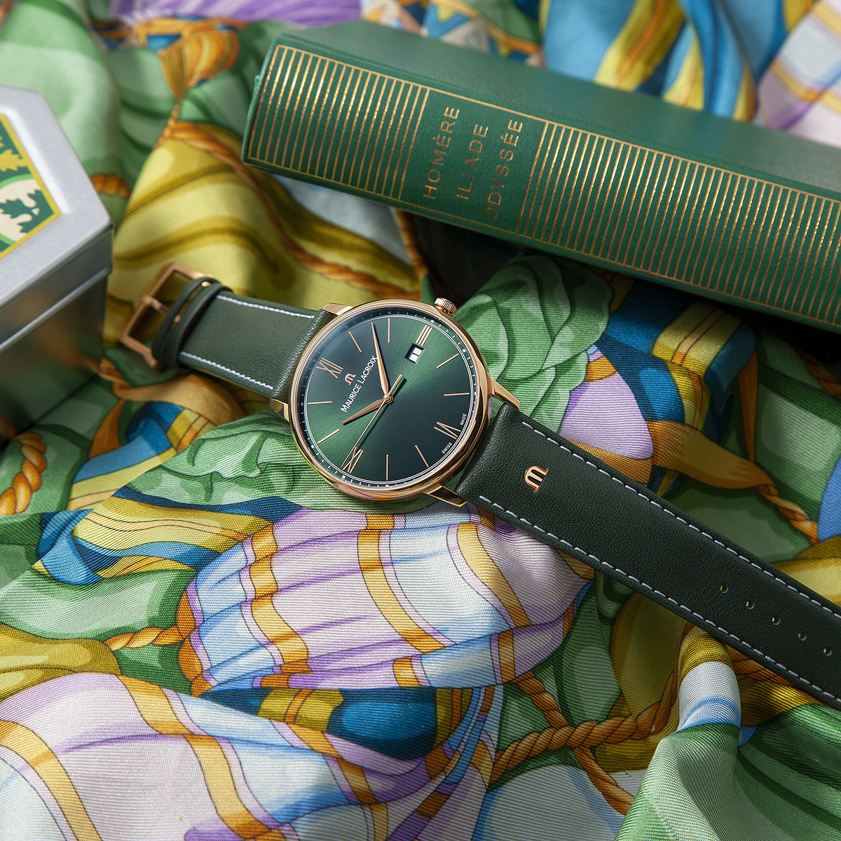 EL PVD 4N, GREEN P5535 C, 4N ELIROS DATE 40MM