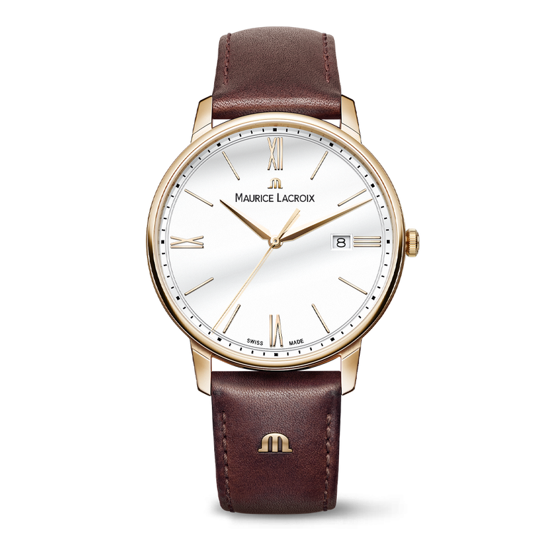 EL PVD 4N, white lacqu., 4N ELIROS DATE 40MM