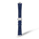 AI6007-KIT-CROCO IMIT BLUE 24/18 BLUE CALF LEATHER STRAP
