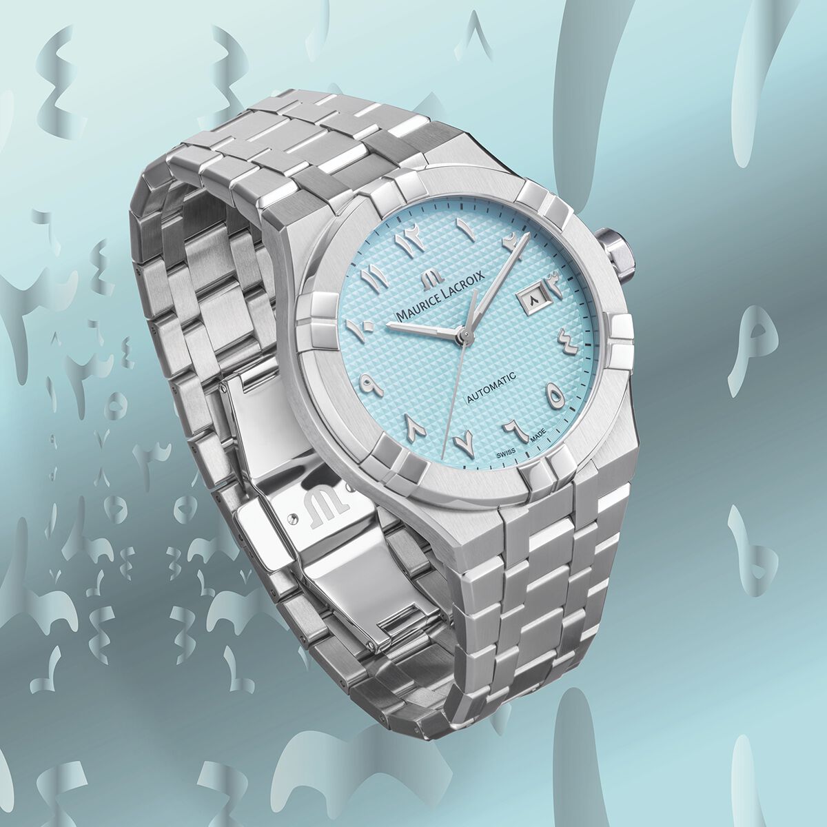 Maurice lacroix aikon automatic blue deals dial