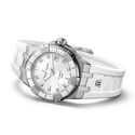 Steel, white, ind rhodied, 8 diamonds AIKON AUTOMATIC VENTURER 38MM