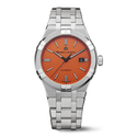 STEEL, ORANGE, INDEX BLACK, LTD 888 AIKON AUTOMATIC LIMITED SUMMER EDITION 42MM