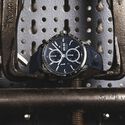 SS/ceramic black, Blue, rhod. ind. PONTOS S CHRONOGRAPH