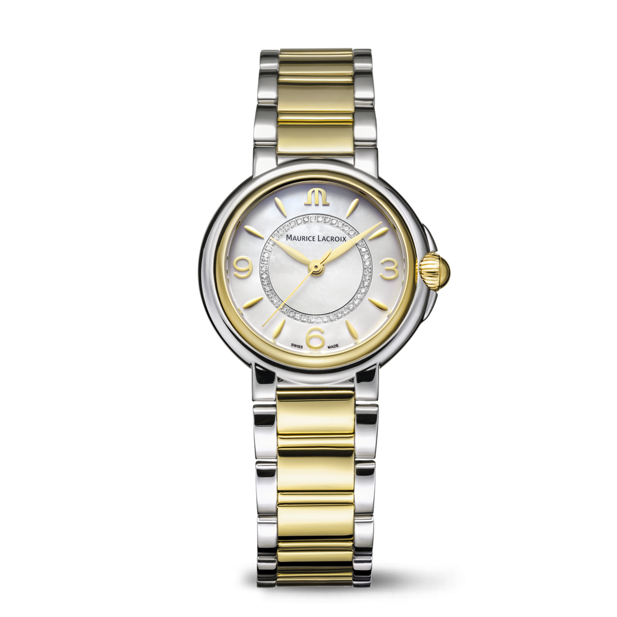 BICO SS/PVD 2N,white,DiaRing,Ind 2N FIABA 32MM DUOTONE