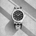 STEEL/ceramic white,Carbon black ind.RHO AIKONIC AUTOMATIC 43MM