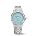 Stahl,blau,Index rho.,8 Diam., ltd AIKON AUTOMATIC LIMITED SUMMER EDITION 35MM