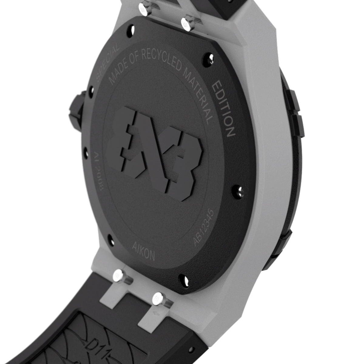 Tide grey/black, 11 ind.grey FIBA AIKON #TIDE 40MM FIBA 3X3