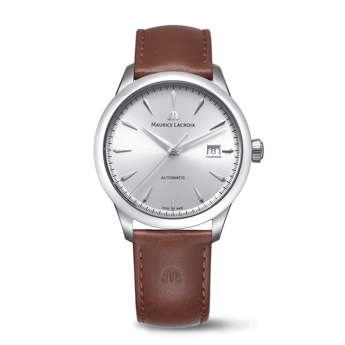 Steel, Silver, index rhodied 1975 AUTOMATIC 40MM