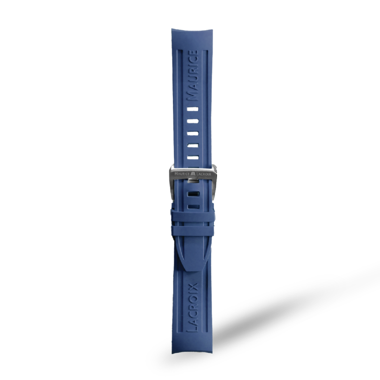 新品 Maurice Lacroix ブルー ラバーベルト 時計 すべてのストラップ collection | Swiss Made | Maurice Lacroix