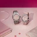 Stahl,rosa,Index rho.,8 Diam., ltd AIKON AUTOMATIC LIMITED SUMMER EDITION 35MM