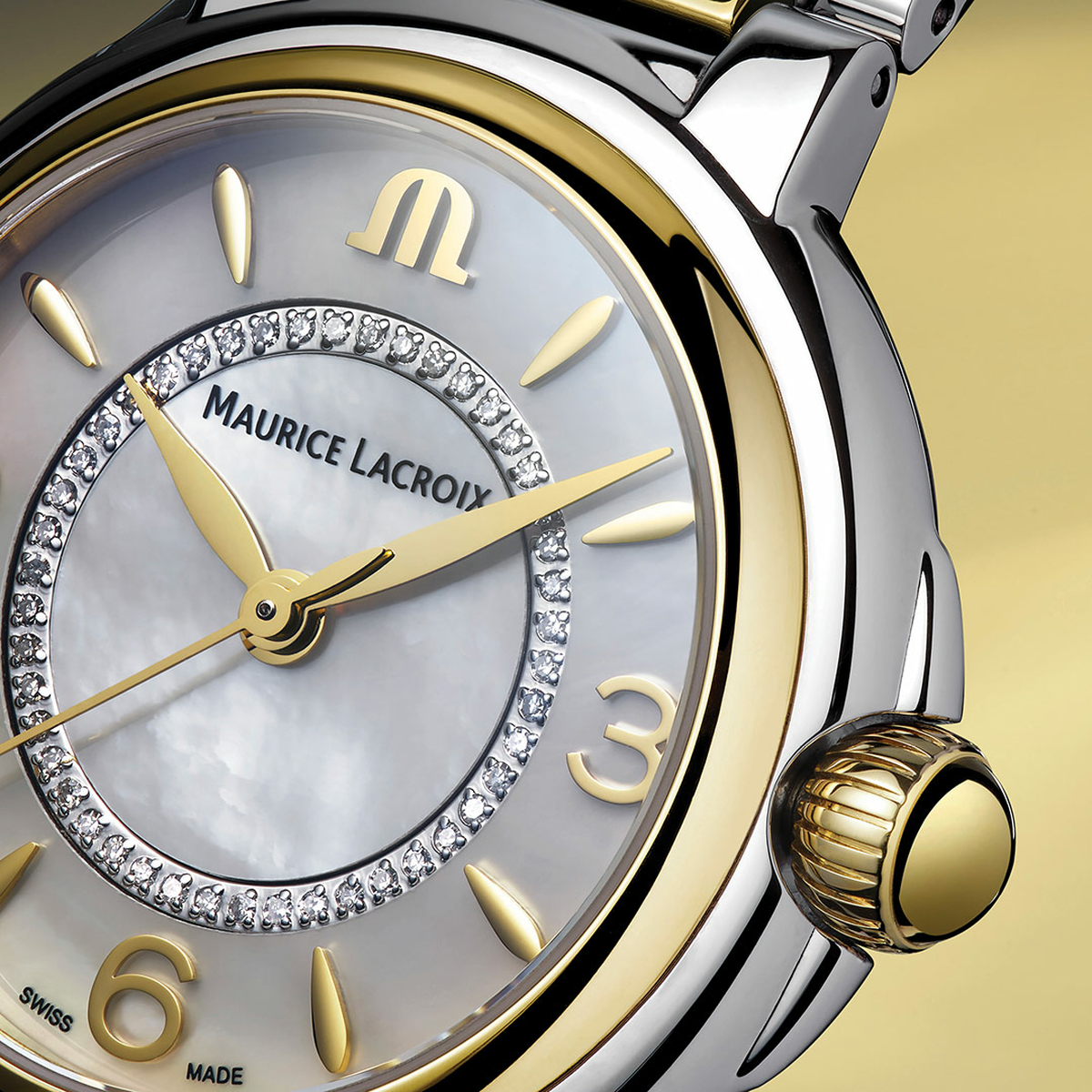 BICO SS/PVD 2N,white,DiaRing,Ind 2N FIABA 32MM DUOTONE