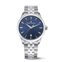 Steel, BLUE, index rhodied 1975 QUARTZ 39MM