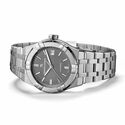 Stahl, grau farbe, Index rhodium AIKON AUTOMATIC DATE 39MM
