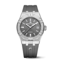 Steel, grey color, index rhodied AIKON AUTOMATIC DATE 39MM