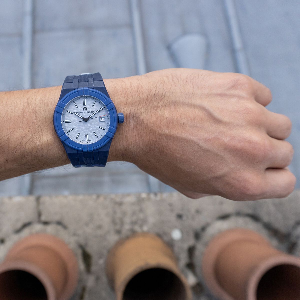 Maurice cheap lacroix blue