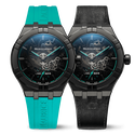 AIKON AUTOMATIC SKELETON 45MM LABEL NOIR