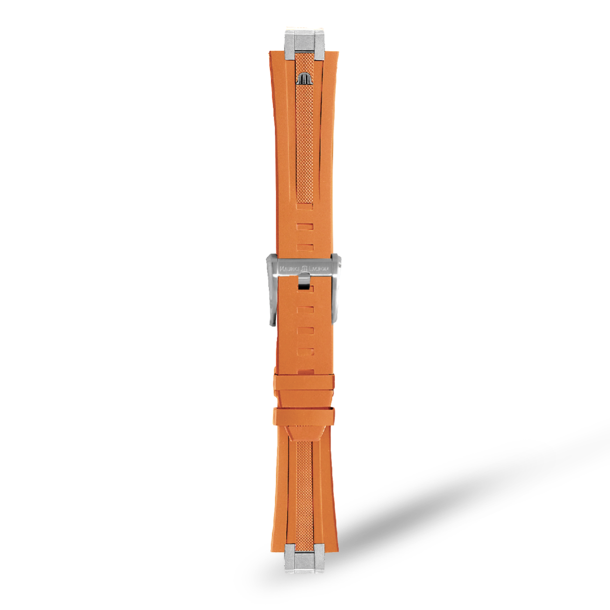 RUBBER orange P2018,25/20MM, EP rhodied AIKON AUTOMATIC LIMITED SUMMER EDITION 42MM