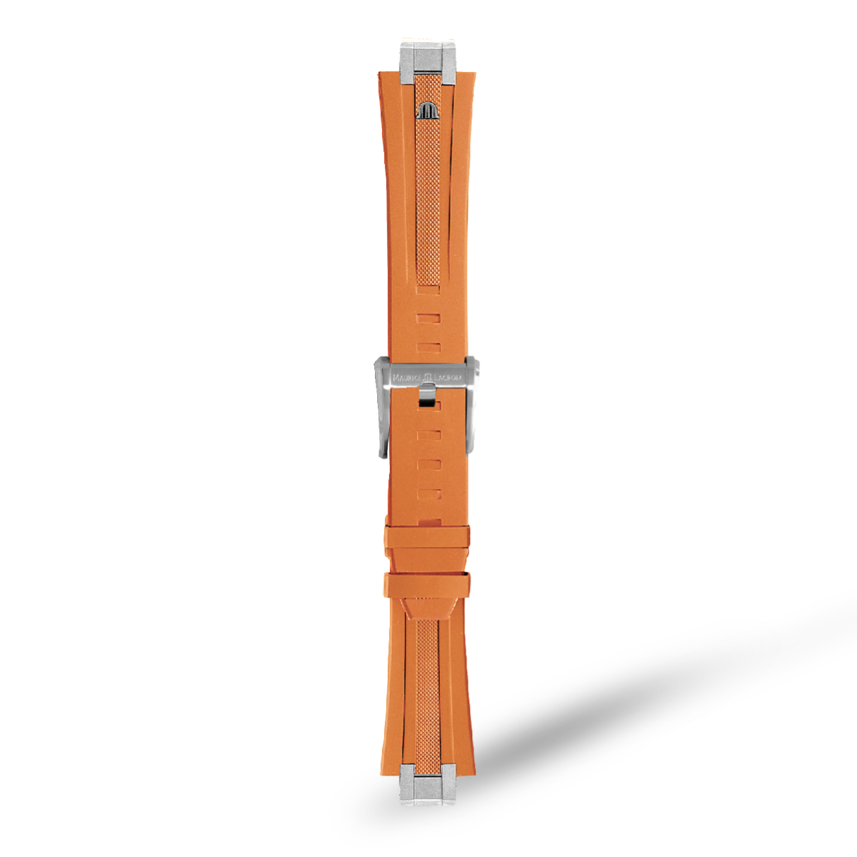 RUBBER orange P2018,25/20MM, EP rhodied AIKON AUTOMATIC LIMITED SUMMER EDITION 42MM