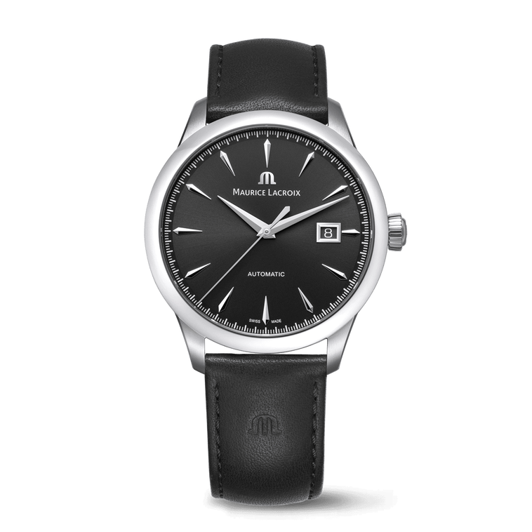 Stahl, schwarz, Index rhodium 1975 AUTOMATIC 40MM