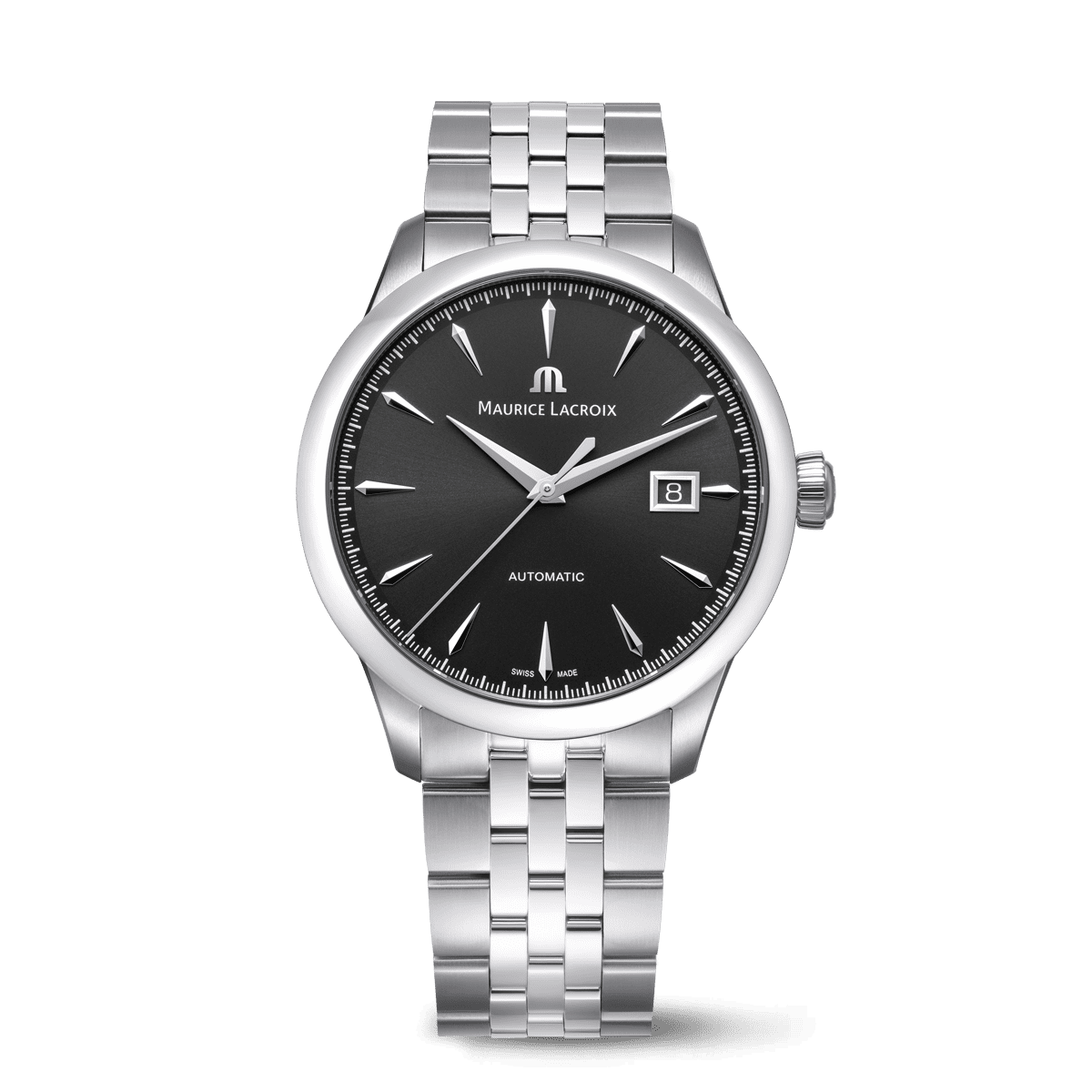 Steel, black, index rhodied 1975 AUTOMATIC 40MM