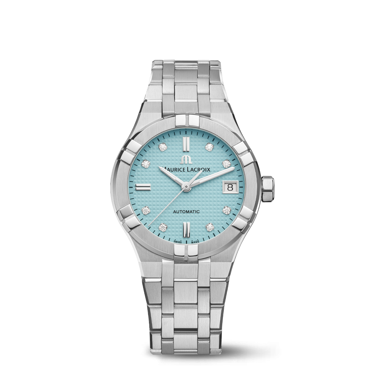 STEEL,BLUE,INDEX RHOD.,8 DIA, LTD AIKON AUTOMATIC LIMITED SUMMER EDITION 35MM