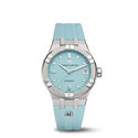 Stahl,blau,Index rho.,8 Diam., ltd AIKON AUTOMATIC LIMITED SUMMER EDITION 35MM